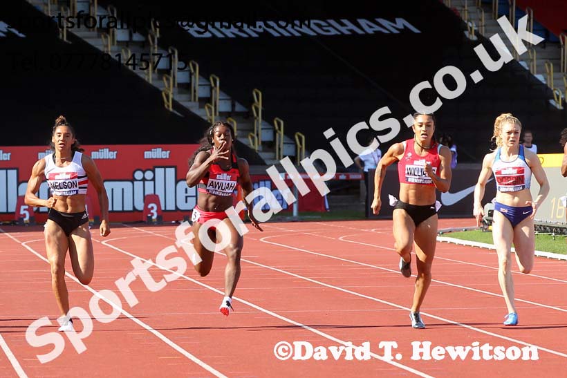 Womens 200 metres, 2019 Muller British Championships, Alexander Stadium, Birmingham. Photo: David T. Hewitson/Sports for All Pics